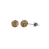 Glitterball Post Earrings - 6mm
