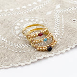 Semiprecious Birthstone Ring