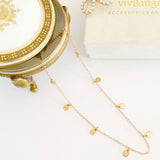 Metallic Paillette Necklace