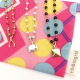 Beaded Charm Bracelet - Gold