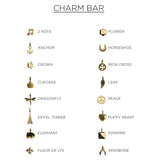 Beaded Charm Bracelet - Gold