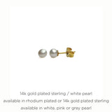Freshwater Pearl Post Earrings