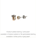 Freshwater Pearl Post Earrings