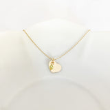 Heart Birthstone Charm Necklace