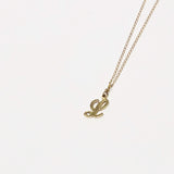 14k Monogram Necklace