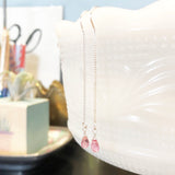 Birthstone Thread Earrings