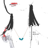 Stone Abacus Necklace