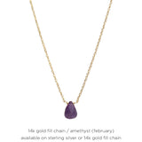 Single Birthstone Necklace