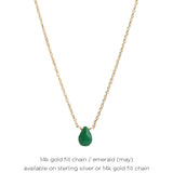 Single Birthstone Necklace