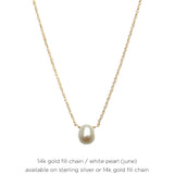 Single Birthstone Necklace