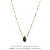 Single Birthstone Necklace