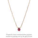 Single Birthstone Necklace