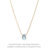 Single Birthstone Necklace