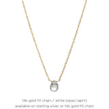 Single Birthstone Necklace