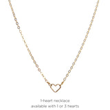 Open Heart Necklace