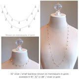 Metallic Paillette Necklace