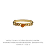 Swarovski Birthstone Ring