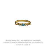 Semiprecious Birthstone Ring