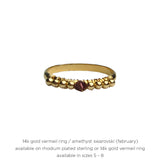 Swarovski Birthstone Ring