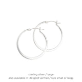 Round Smooth Hoops
