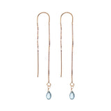 Birthstone Thread Earrings