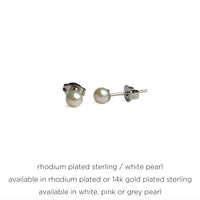 Freshwater Pearl Post Earrings