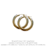 Ombre Signature Wrap Hoops