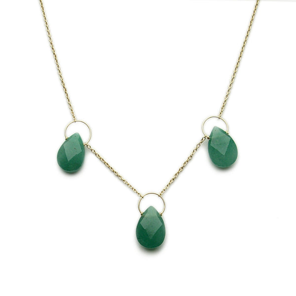 Belle Medium 3-Drop Necklace