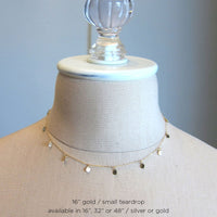 Metallic Paillette Necklace