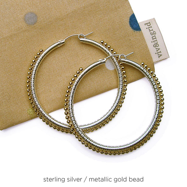 1.75" Large Signature Wrap Hoops