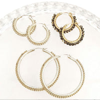1.75" Large Signature Wrap Hoops